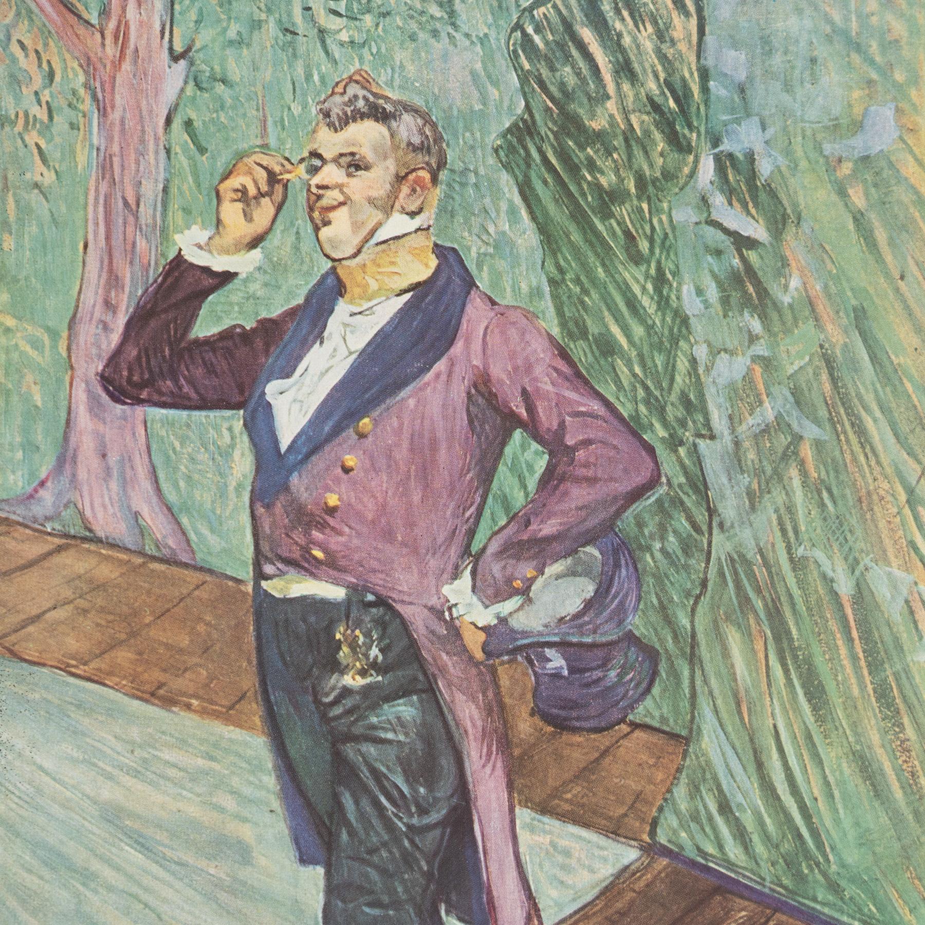 Henri de Toulouse-Lautrec 1952 Farbklischee, gerahmte Ausgabe (Papier) im Angebot