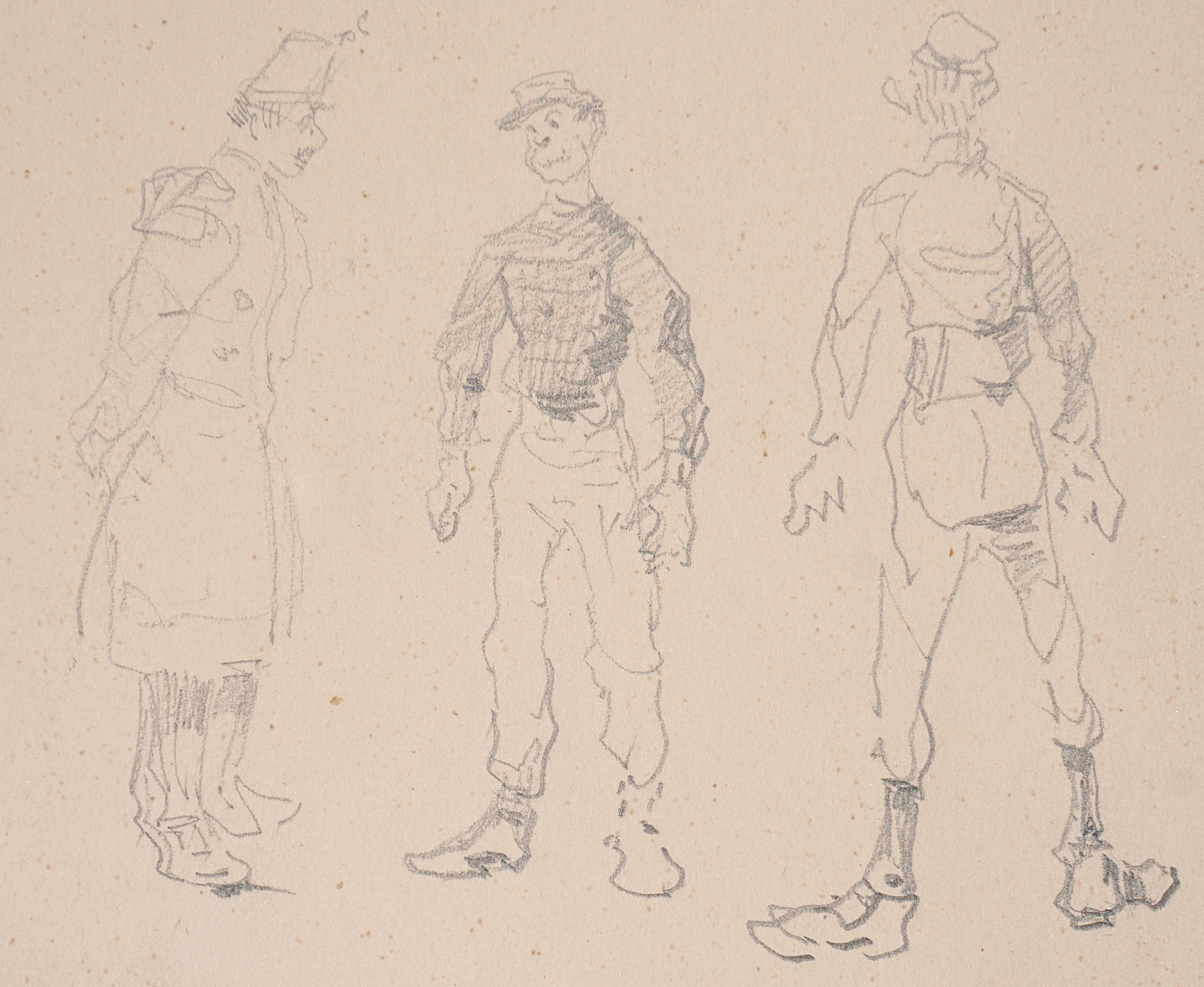 Paper Henri De Toulouse Lautrec Pencil Drawings, Catalogued