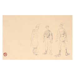 Henri De Toulouse Lautrec Pencil Drawings, Catalogued