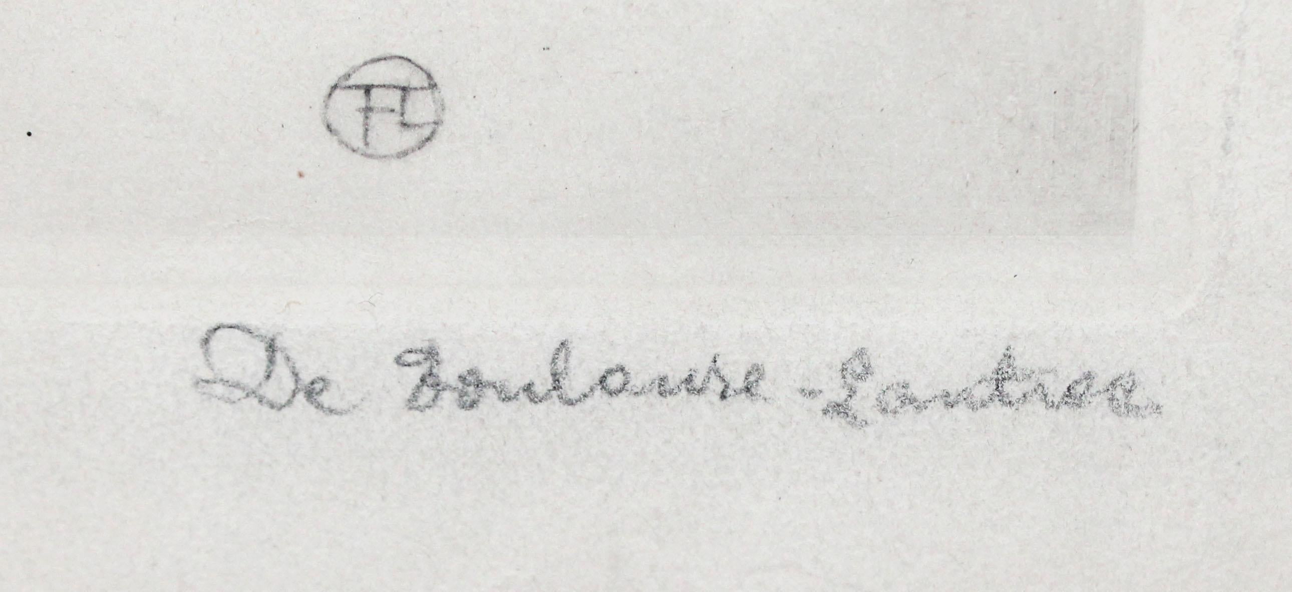 Cheval et singe dressés - Grabado firmado a lápiz - 114/500 ejemplares im Angebot 3