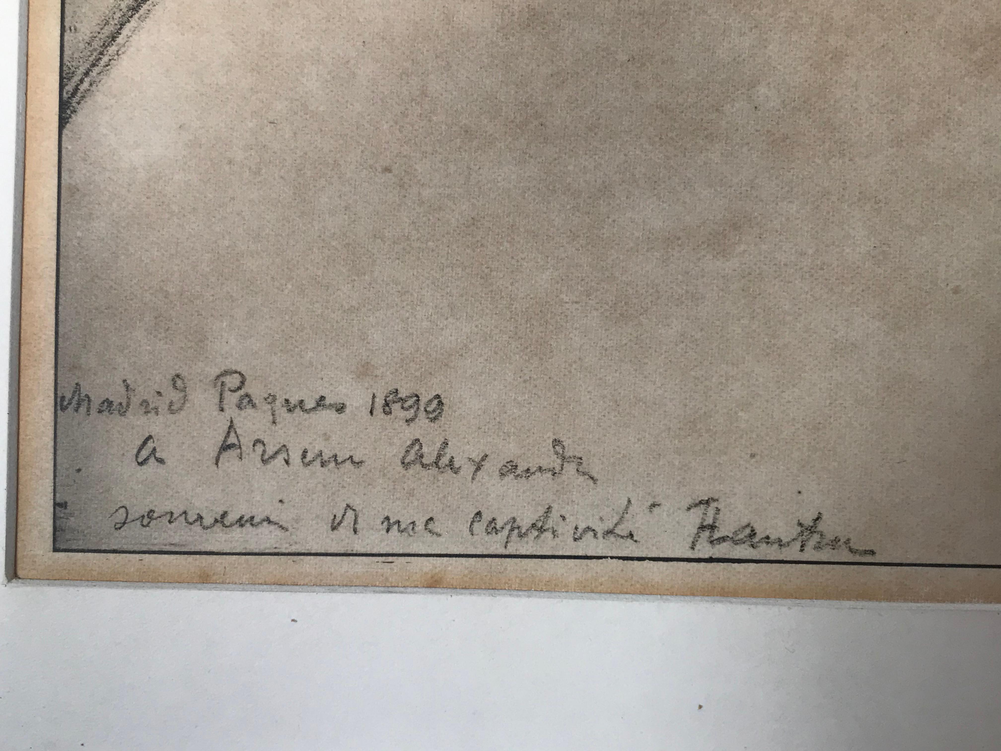 Extremely rare, from an edition of 200, In-folio edited in 1905 by Goupil & Cie, the company of the famous French Art dealer, Adolphe Goupil.
Goupil launched an edition of 200 copies of the 17 most beautiful Toulouse Lautrec’s drawings titled “Au