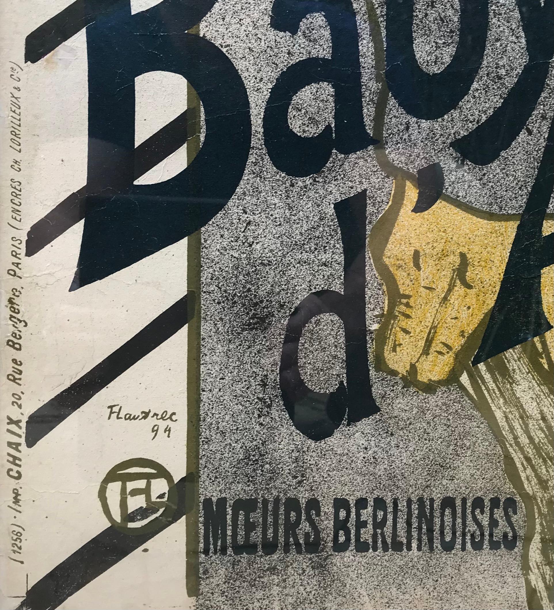 Henri De Toulouse Lautrec Babylone D’Allemagne 1894 In Good Condition In Dallas, TX