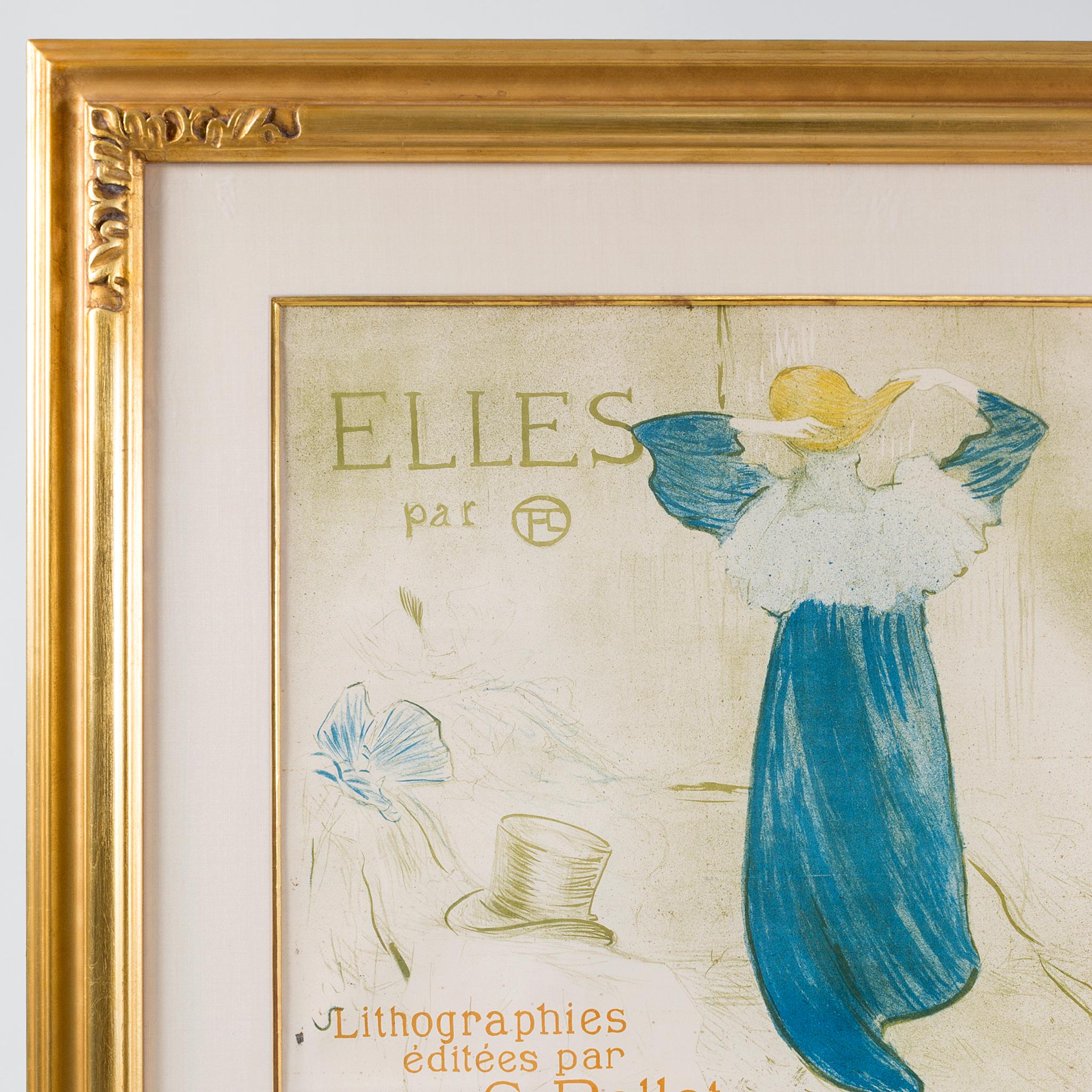 This French Art Nouveau lithograph, 