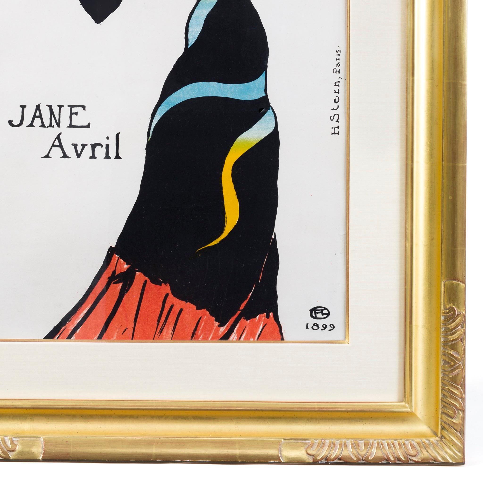 this poster by henri de toulouse-lautrec of jane avril celebrates which aspect of parisian life