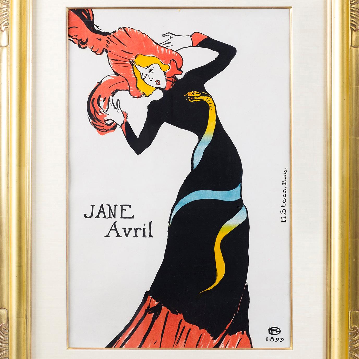 this poster by henri de toulouse-lautrec of jane avril celebrates which aspect of parisian life