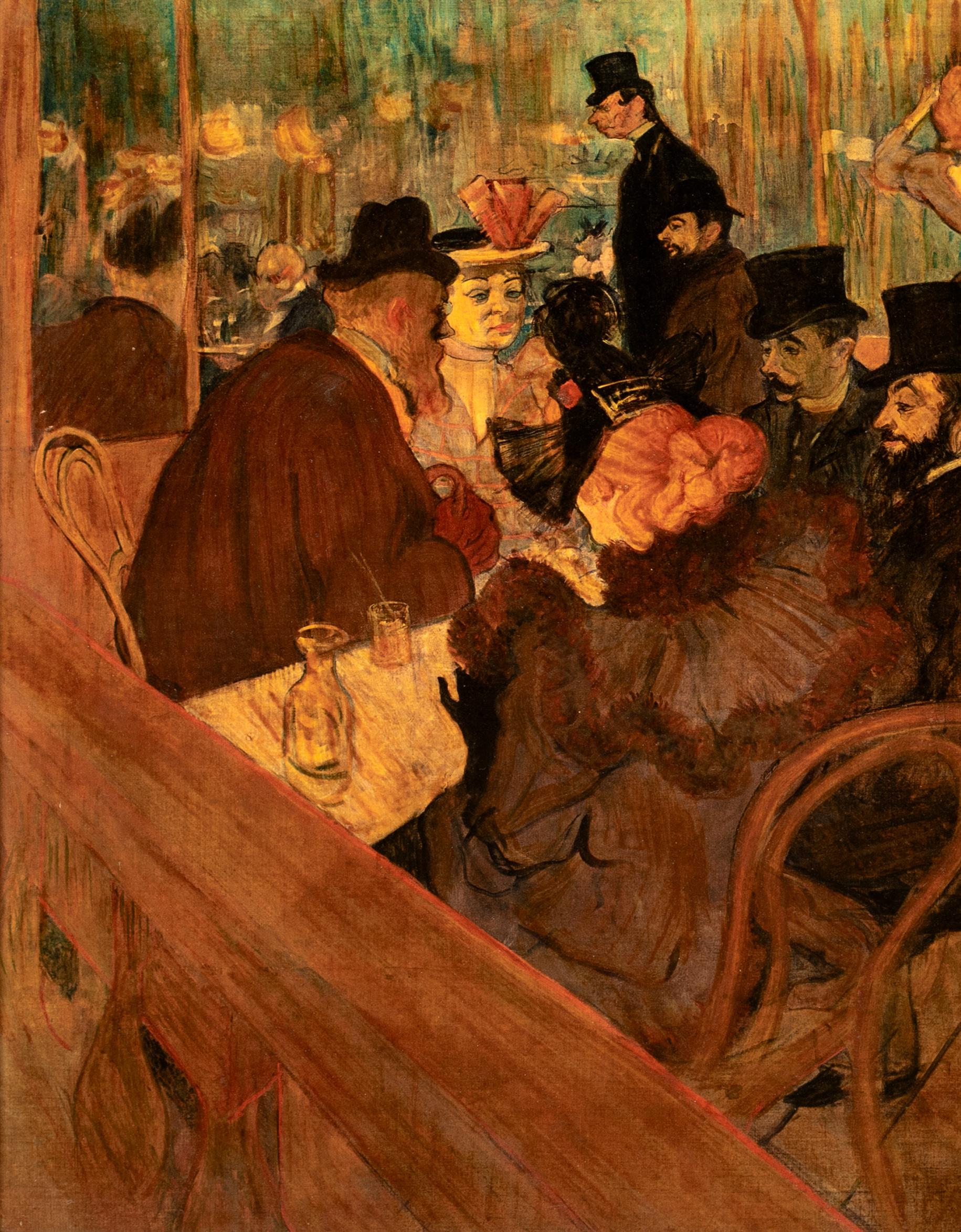 El Moulin Rouge, siglo XIX  después de Henri de Toulouse-Lautrec (1864-1901) 9