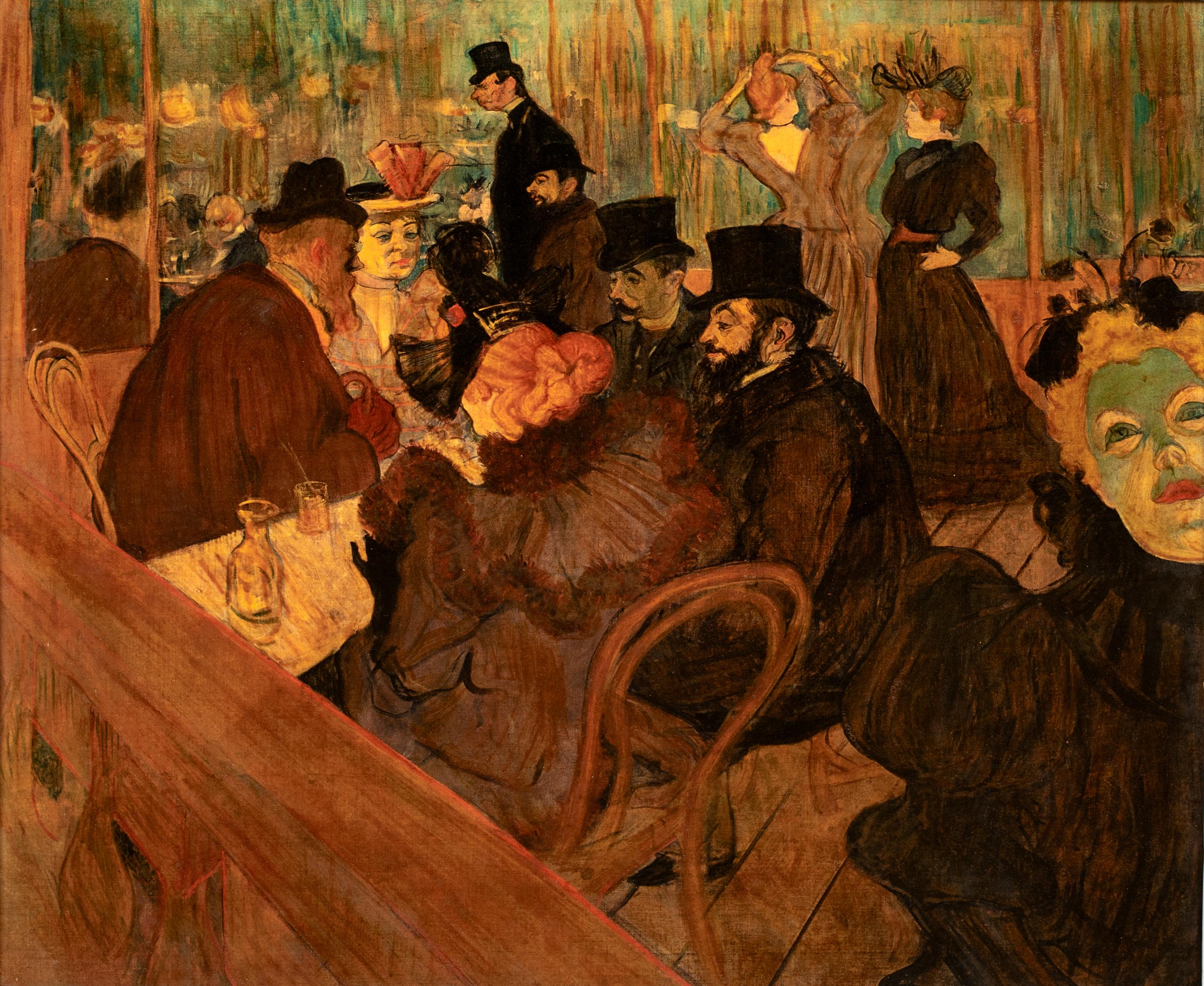 El Moulin Rouge, siglo XIX  después de Henri de Toulouse-Lautrec (1864-1901) 2