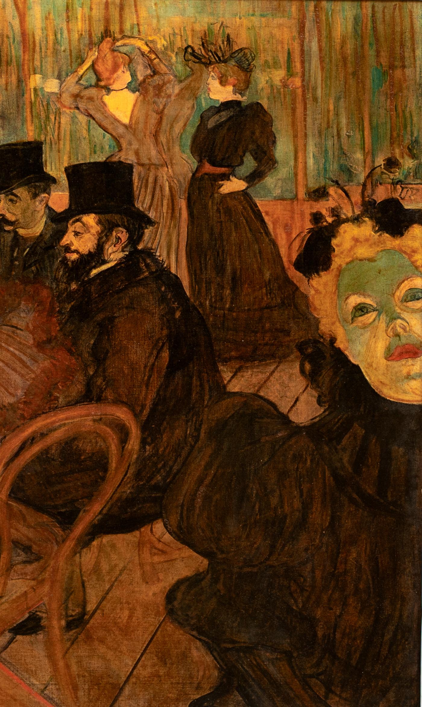El Moulin Rouge, siglo XIX  después de Henri de Toulouse-Lautrec (1864-1901) 5