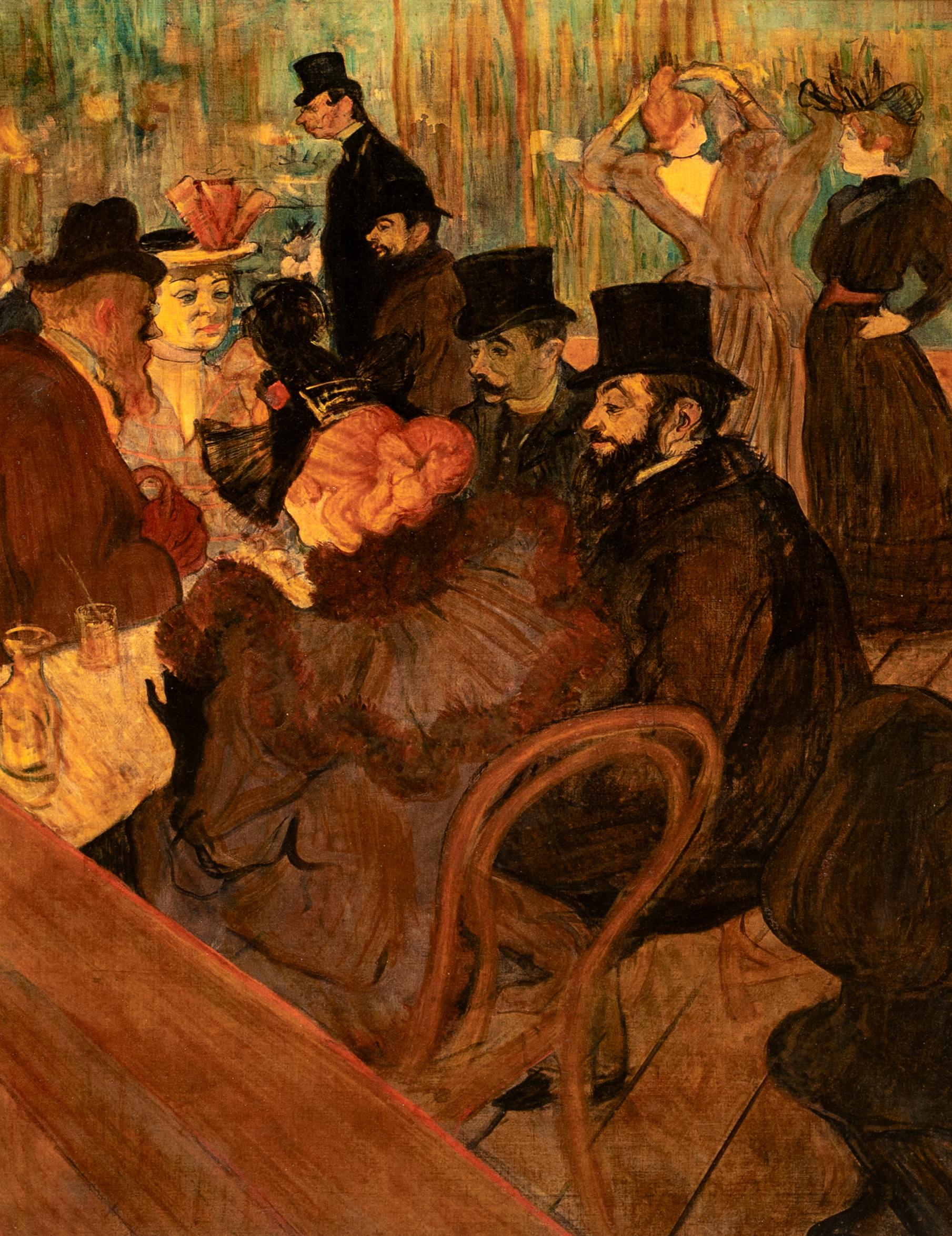 El Moulin Rouge, siglo XIX  después de Henri de Toulouse-Lautrec (1864-1901) 6