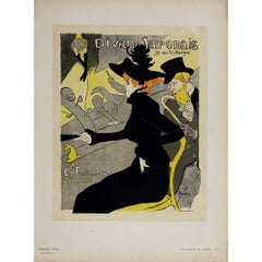 1896 Original poster - Les Maîtres de l'affiche Pl. 2 - Divan Japonais