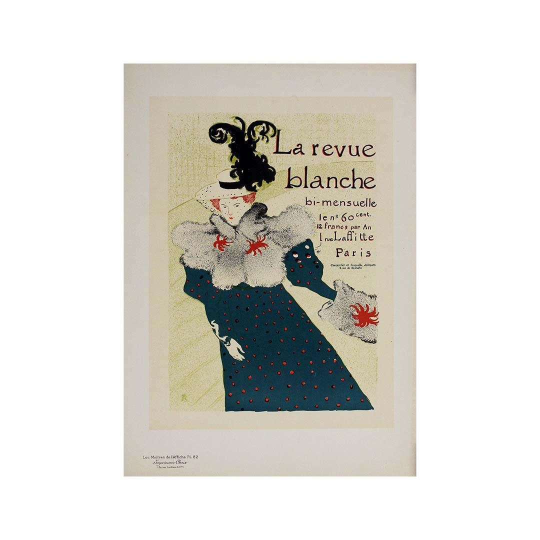 1897 Original poster - La revue Blanche - Les Maîtres de l'affiche Pl. 82 - Art Nouveau Print by Henri de Toulouse-Lautrec