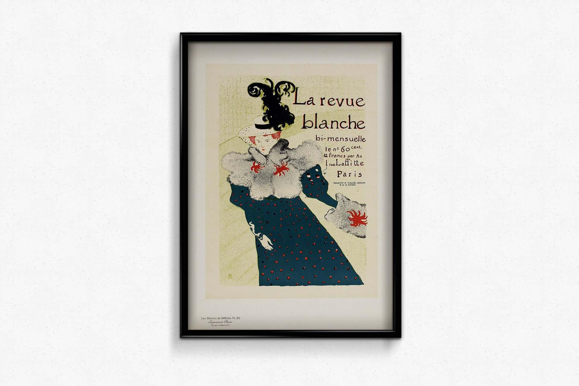 1897 Original poster - La revue Blanche - Les Maîtres de l'affiche Pl. 82 For Sale 2