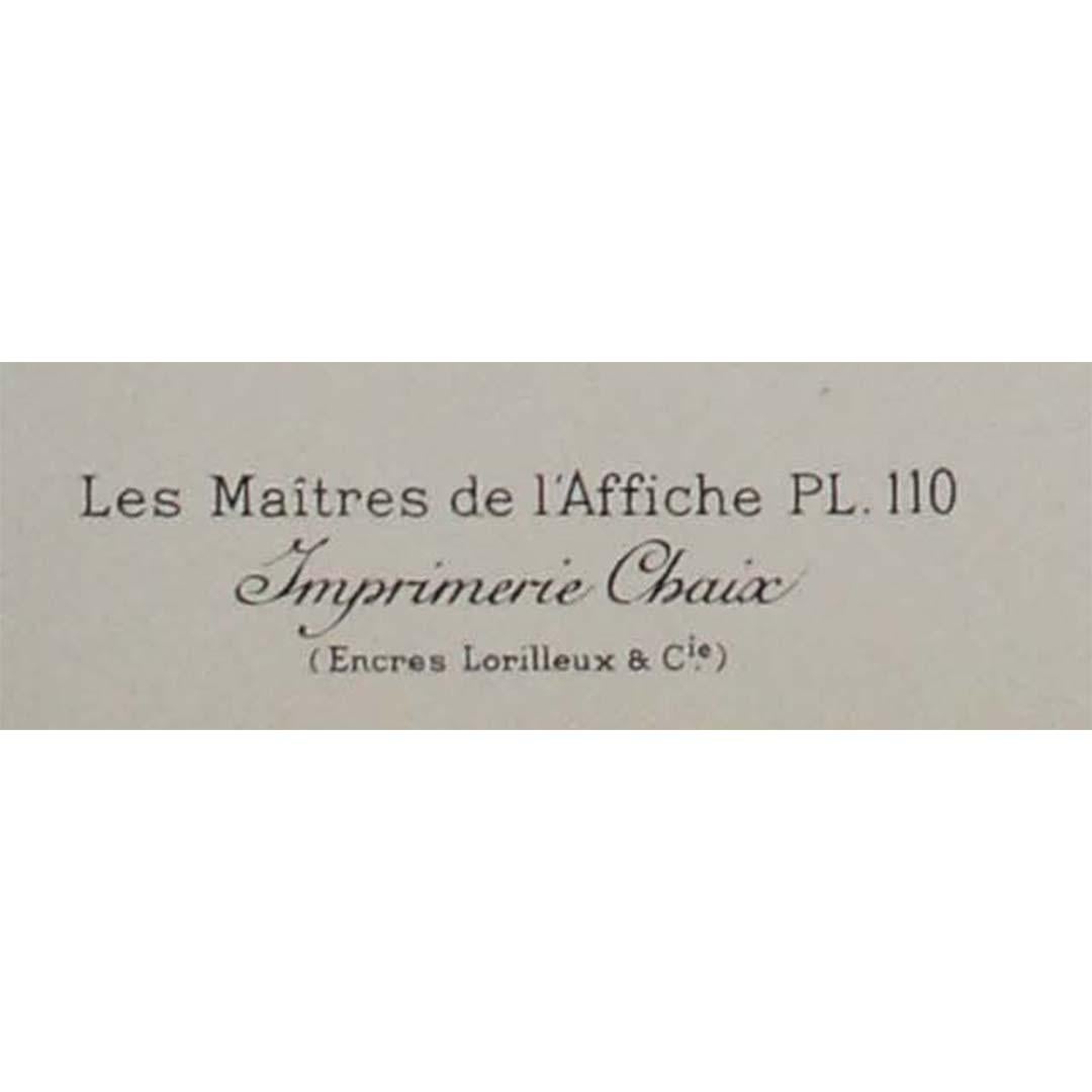1898 Les Maîtres de l'affiche Pl. 110 - Jane Avril Jardin de Paris - Art Nouveau Print by Henri de Toulouse-Lautrec