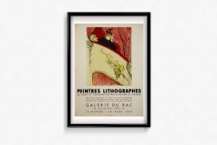 1954 original exhibition poster for the exhibition Peintres Lithographes