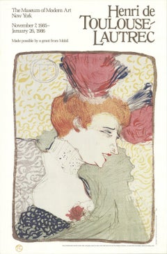 1985 d'après Henri de Toulouse-Lautrec « Buste of Mademoiselle Marcelle Lender » (Buste de Mademoiselle Marcelle Lender)