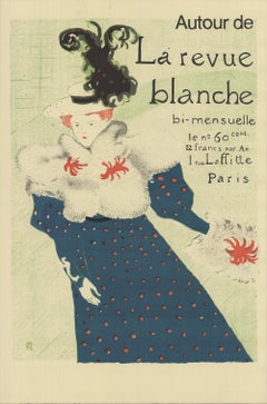 1995 After Henri de Toulouse-Lautrec 'La Revue Blanche' Art Nouveau