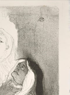 A la Renaissance: Sarah Bernhardt dans Phèdre, Lithograph