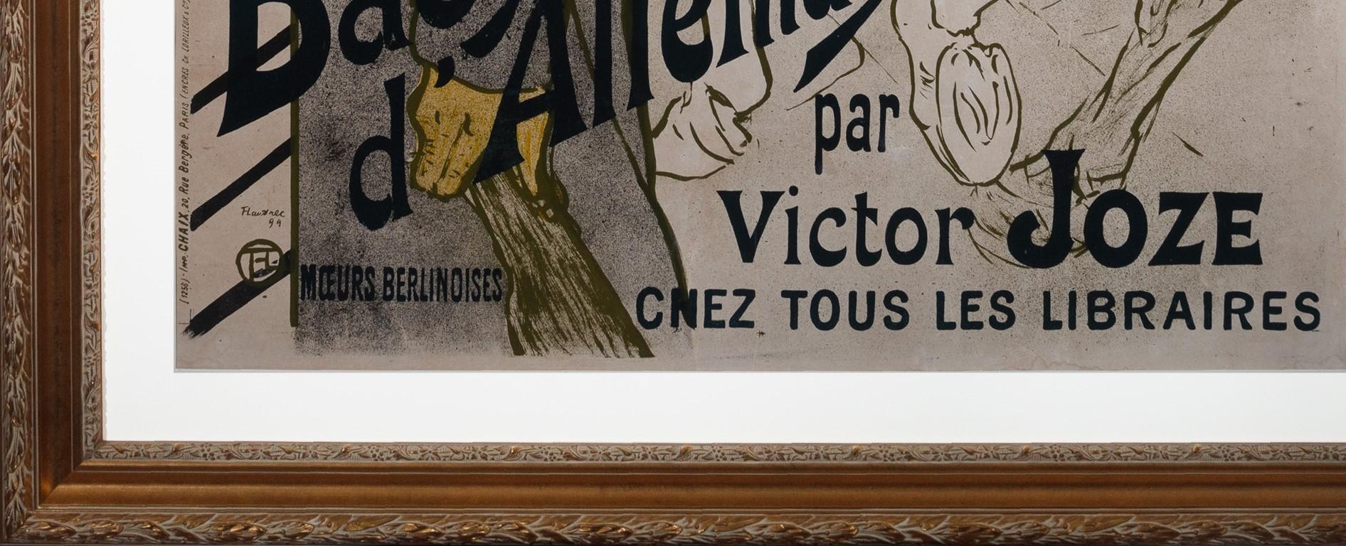 Original-Lithographieplakat „Babylone d''Allemagne“ von Henri de Toulouse-Lautrec im Angebot 3