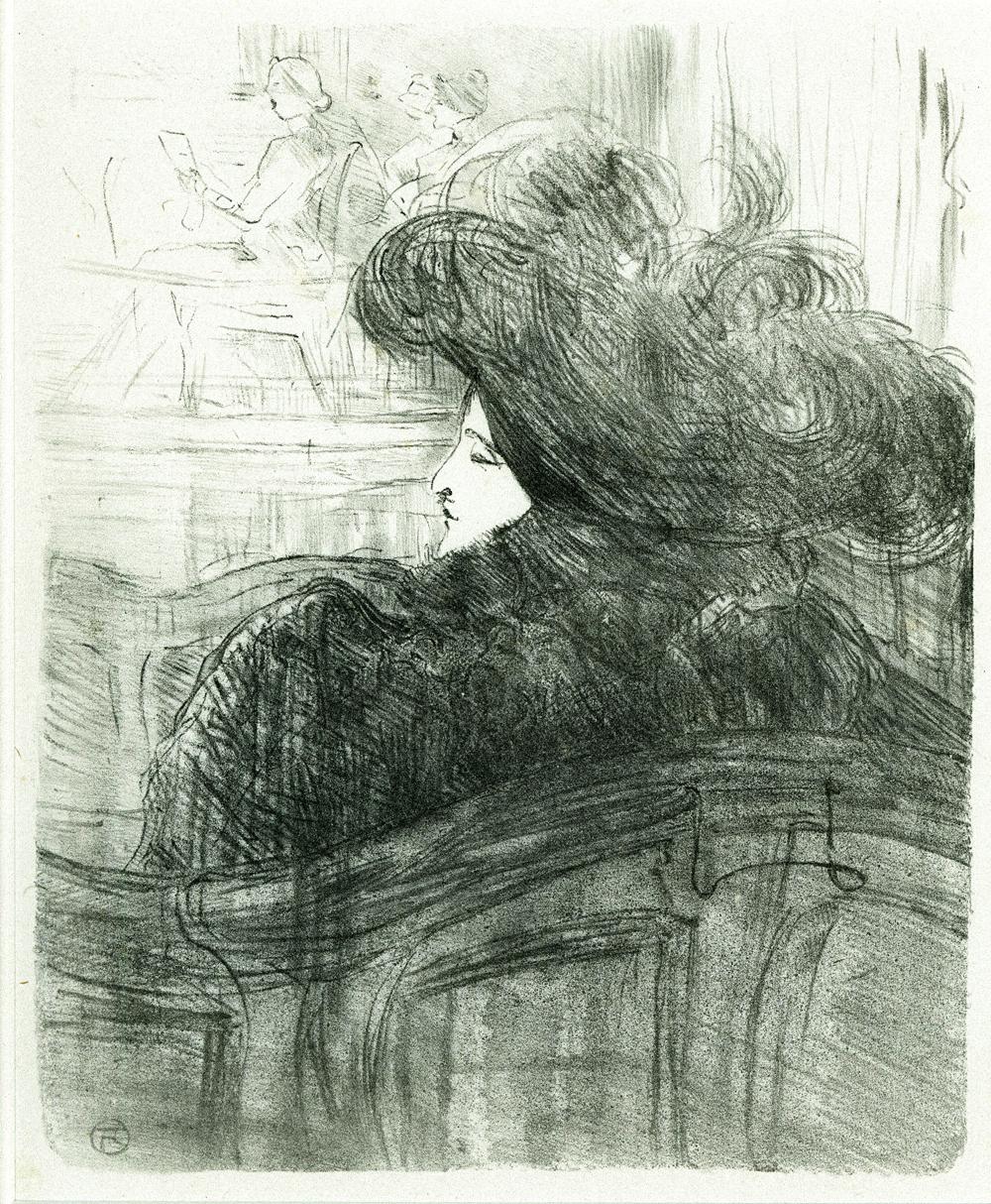 Cléo de Mérode - Art nouveau Print par Henri de Toulouse-Lautrec