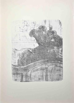 Cléo de Merode - Litografia dopo H. de Toulouse-Lautrec - Anni '70