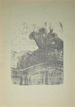 Cléo de Mérode - Lithograph after Henri de Toulouse-Lautrec - 1970s