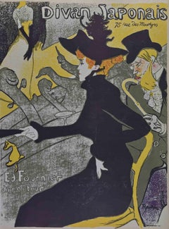 Divan Japonais - Litografia dopo H. de Toulouse-Lautrec - XX secolo