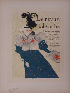 Elegant Lady (La Revue Blanche) - Lithograph - Les Maitres de l'affiche 1897