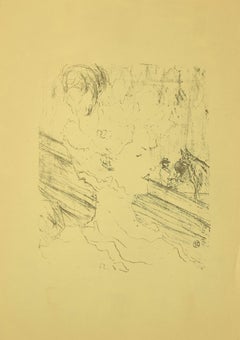 Emilienne d'Alençon - Original Lithograph after H. de Toulouse-Lautrec - 1970s