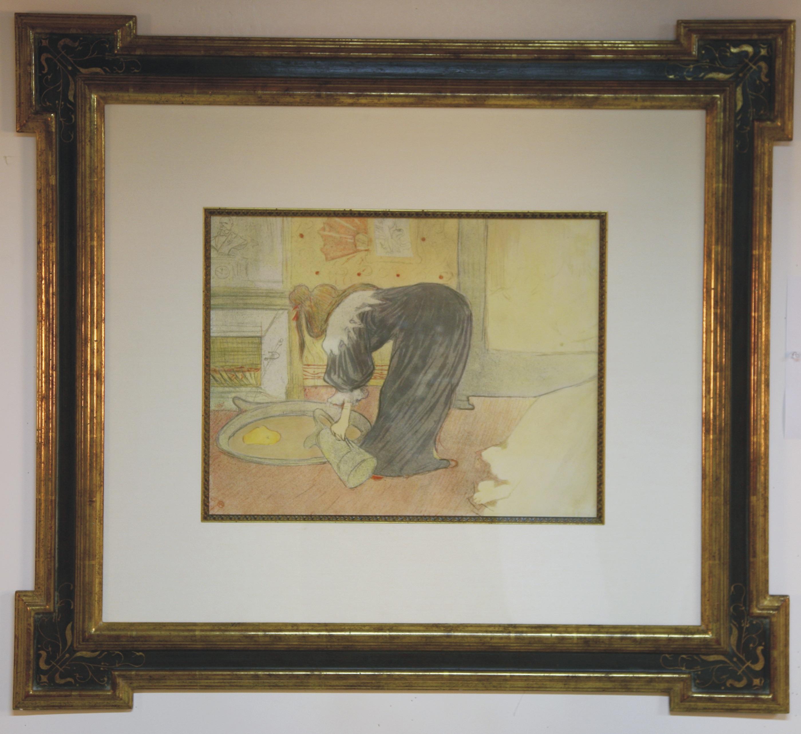 "Femme au Tub" from "Elles" by Toulouse-Lautrec
