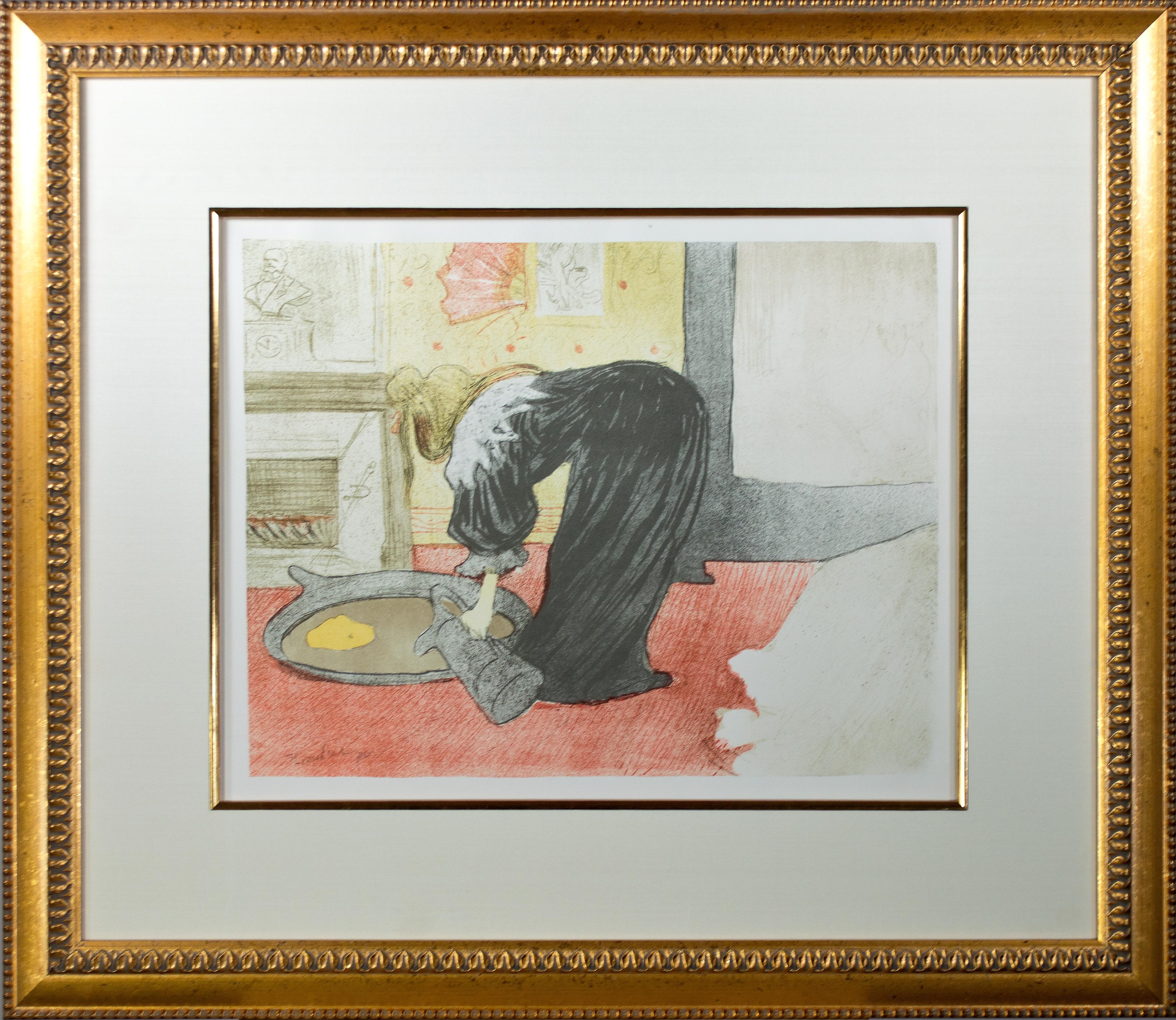 Femme au Tub-Le Tub - Print by Henri de Toulouse-Lautrec