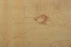 Femme sur le Dos - Lassitude - Lithograph after H. de Toulouse-Lautrec - 1890s