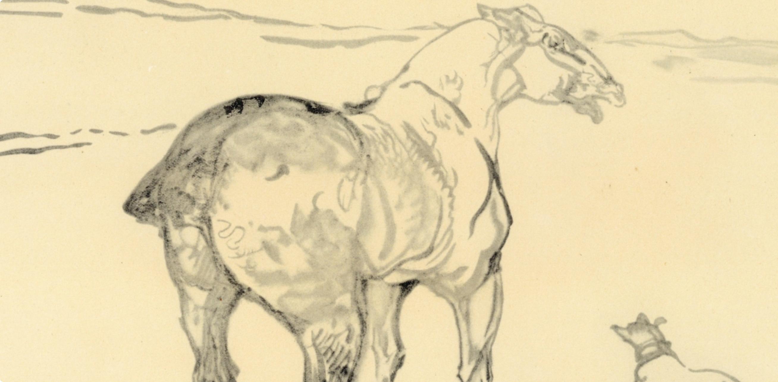 Henri de Toulouse-Lautrec, A Small Cob, from The Circus, 1952 (after) For Sale 2