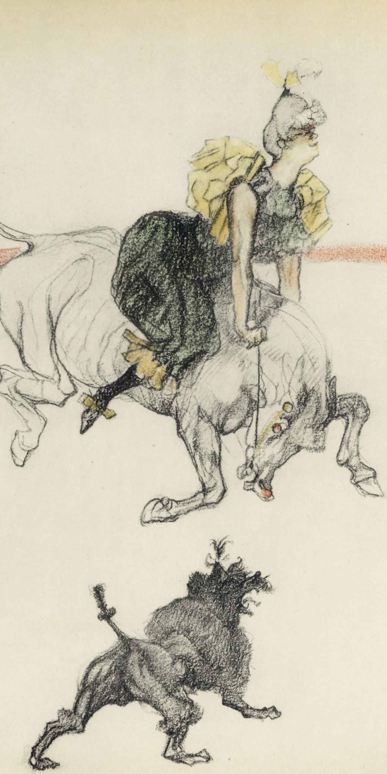 Henri de Toulouse-Lautrec, Clowness, from The Circus, 1952 (after) For Sale 1
