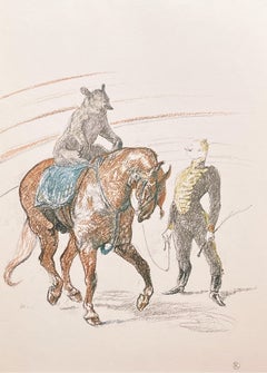 Henri de Toulouse-Lautrec, Bear Performing, 1967 (after)
