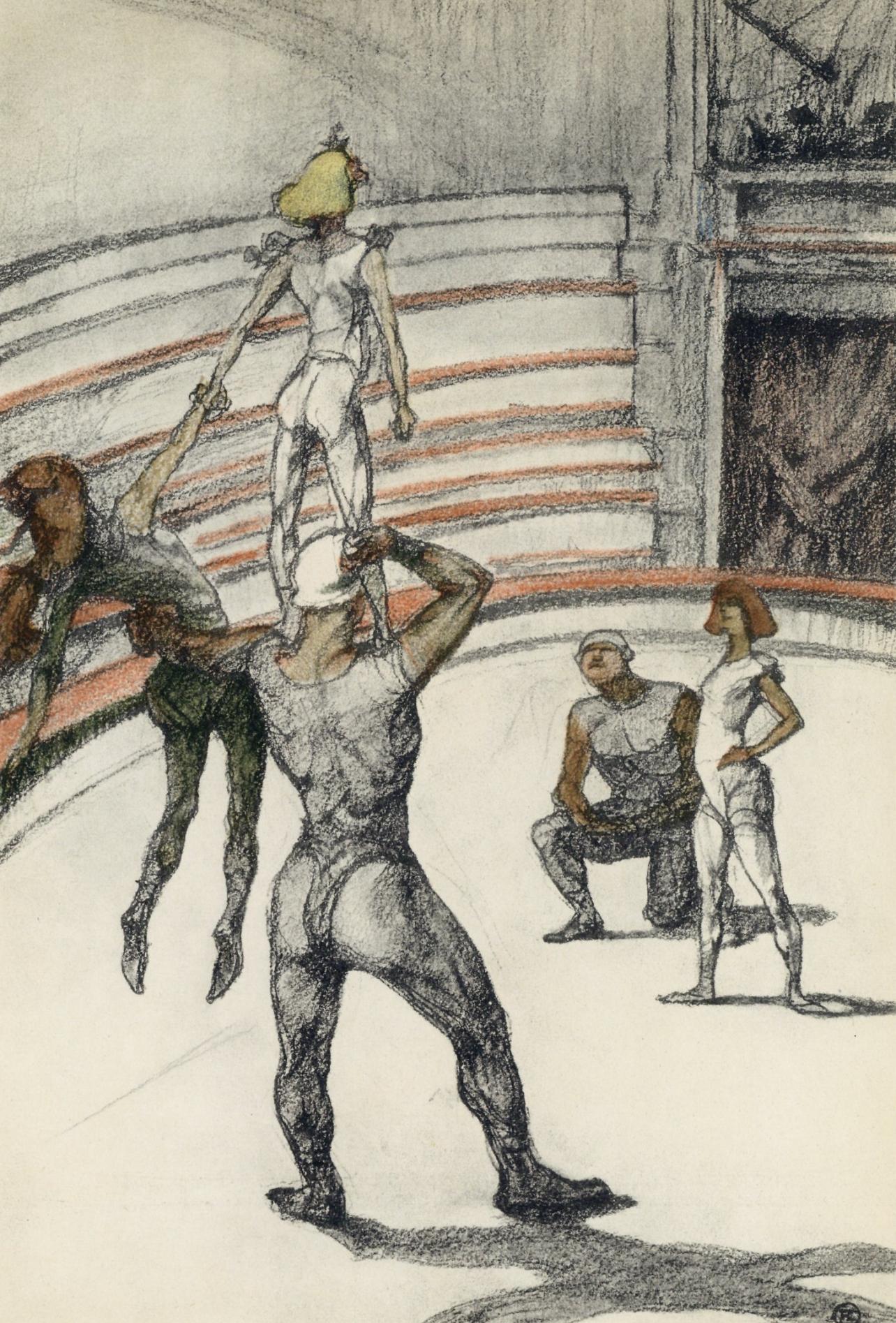 Henri de Toulouse-Lautrec, Carpet Work, from The Circus, 1952 (after)