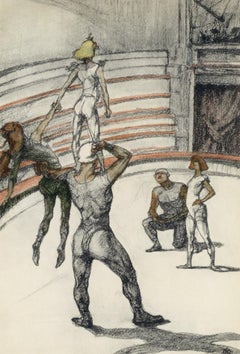 Henri de Toulouse-Lautrec, Carpet Work, from The Circus, 1952 (after)