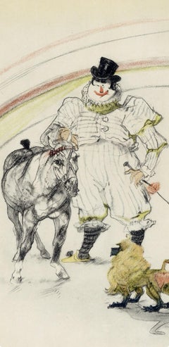 Henri de Toulouse-Lautrec, Clown Training a Horse, from The Circus, 1952 (after)