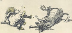 Henri de Toulouse-Lautrec, Clowness and Horse, from The Circus, 1952 (after)