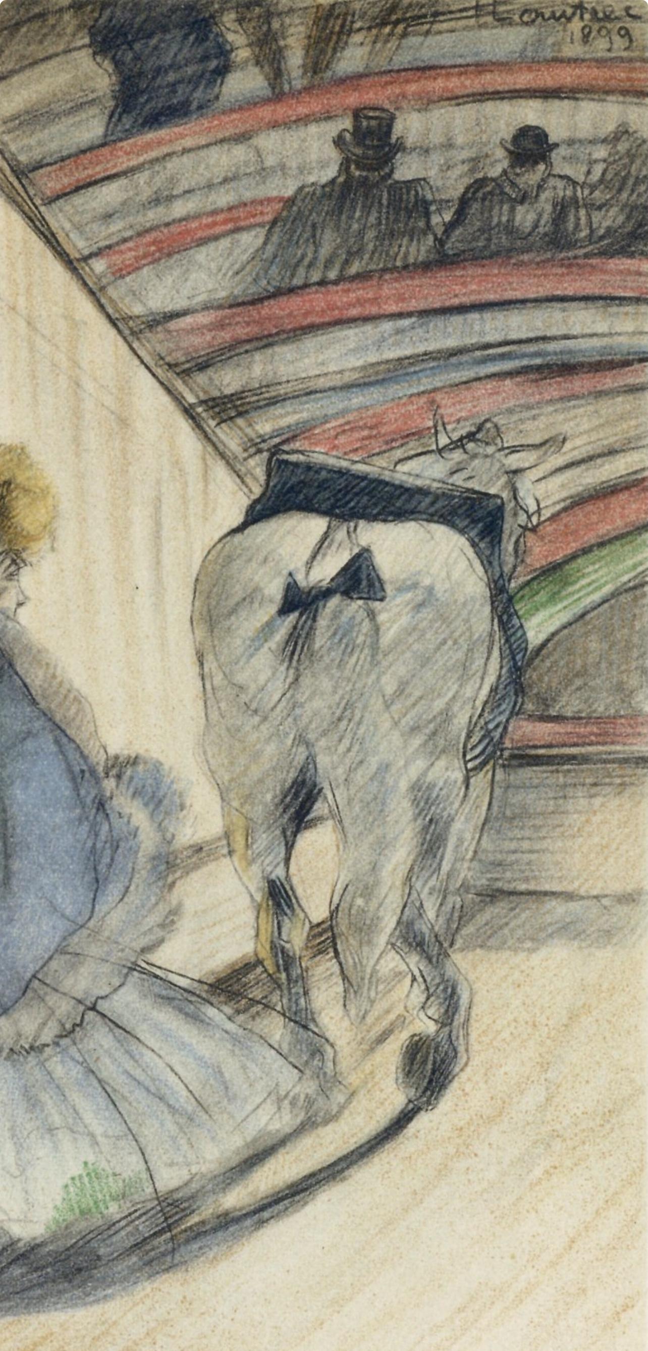 Henri de Toulouse-Lautrec, Entering the Ring, from The Circus, 1952 (after) For Sale 3