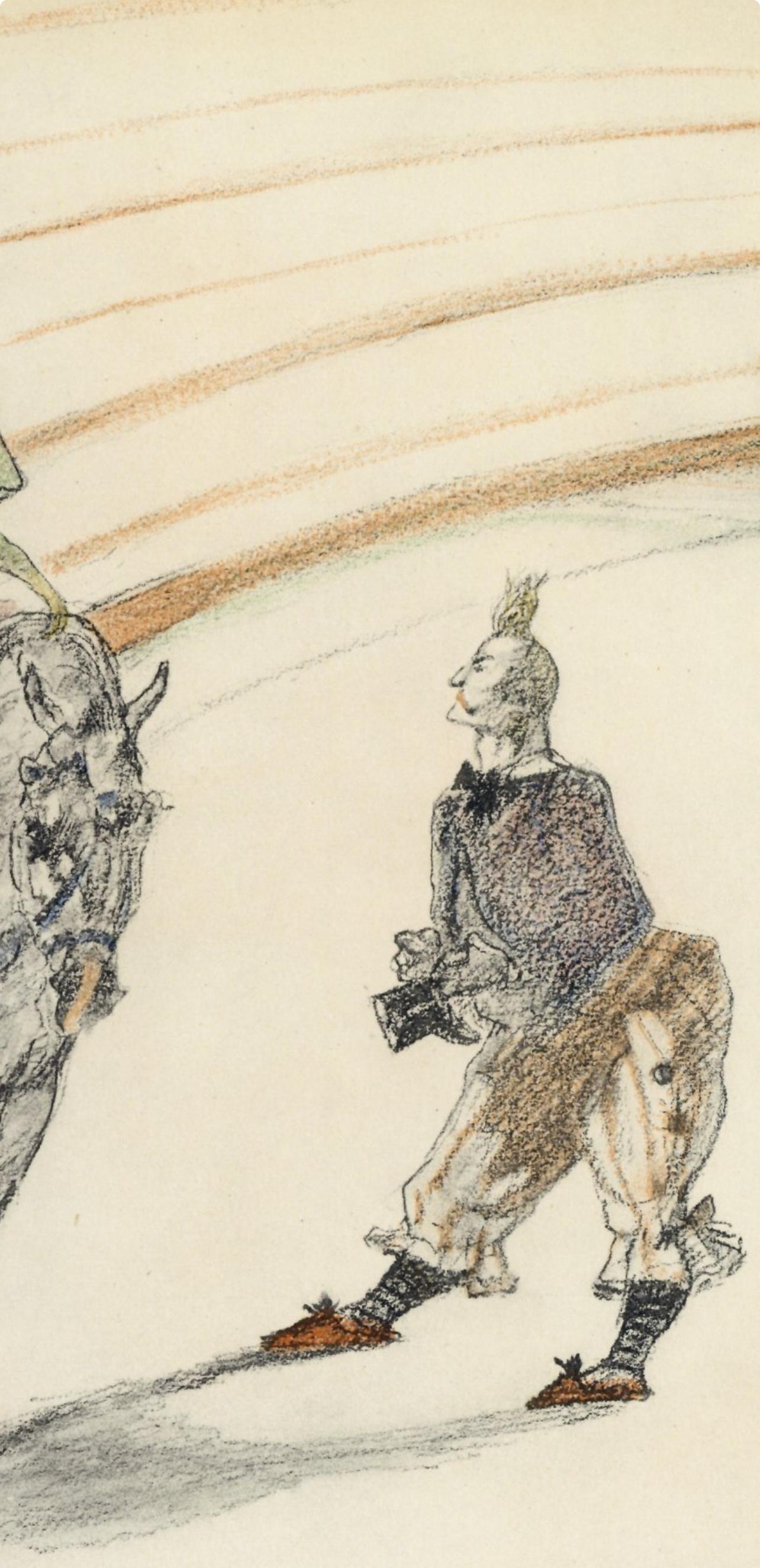 Henri de Toulouse-Lautrec, Equestrienne of the Panel, The Circus, 1952 (after) For Sale 2