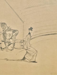 Henri de Toulouse-Lautrec, High School Equestrian, Taking a Bow, 1967 (after)