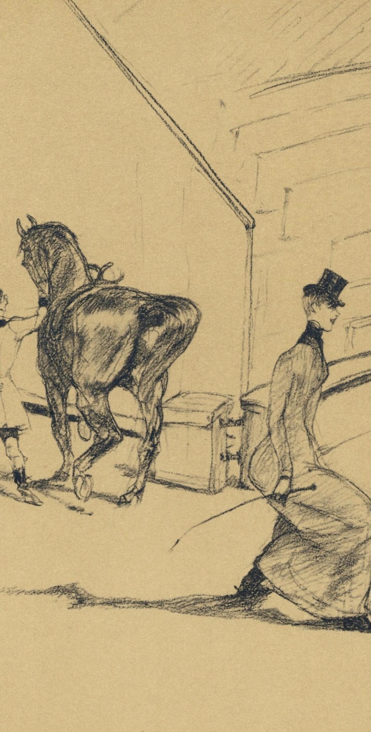 Henri de Toulouse-Lautrec, High School Rider, from The Circus, 1952 (after) For Sale 1