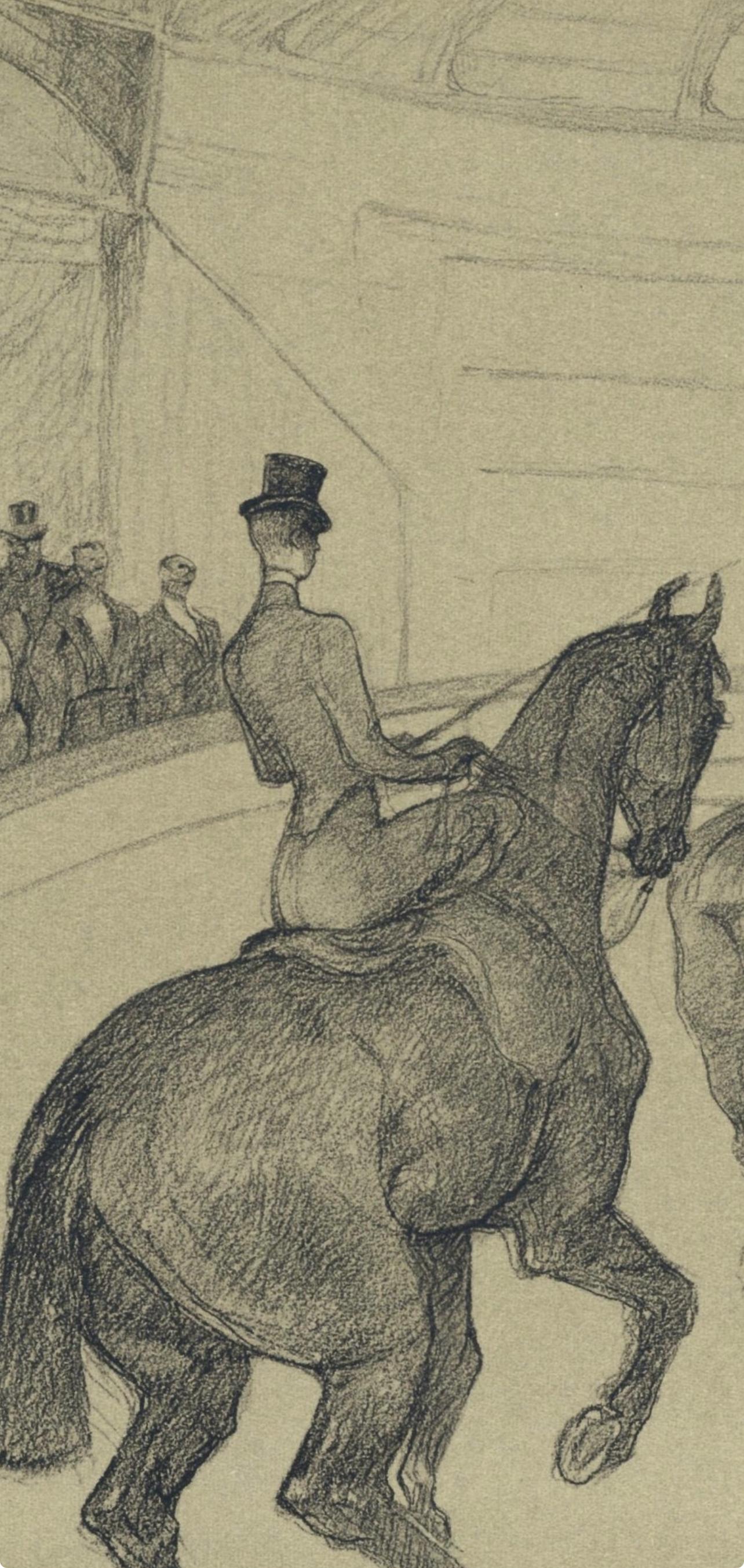 Henri de Toulouse-Lautrec, High School Rider, from The Circus, 1952 (after) For Sale 1