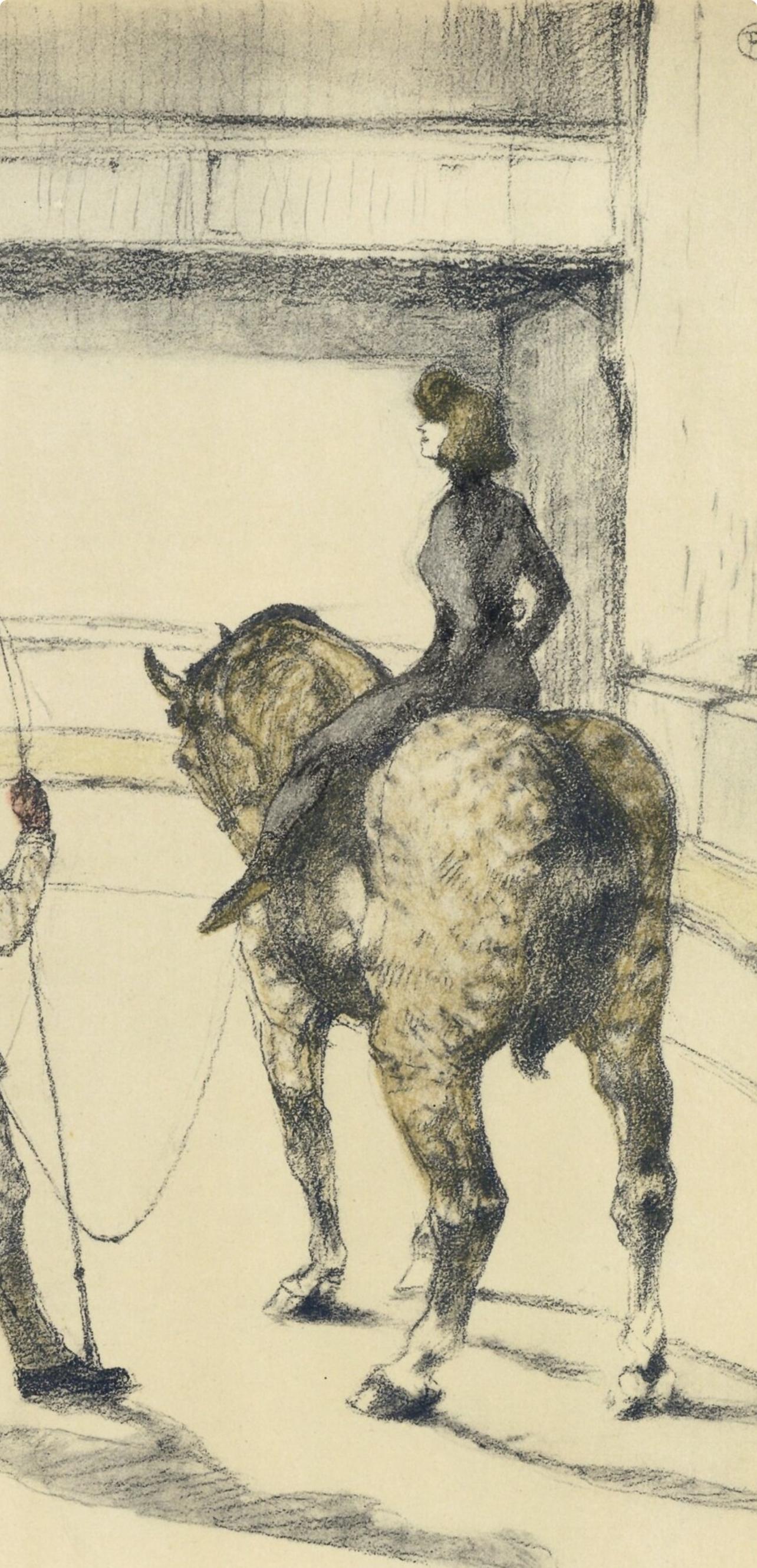 Henri de Toulouse-Lautrec, High School Rider, from The Circus, 1952 (after) For Sale 1