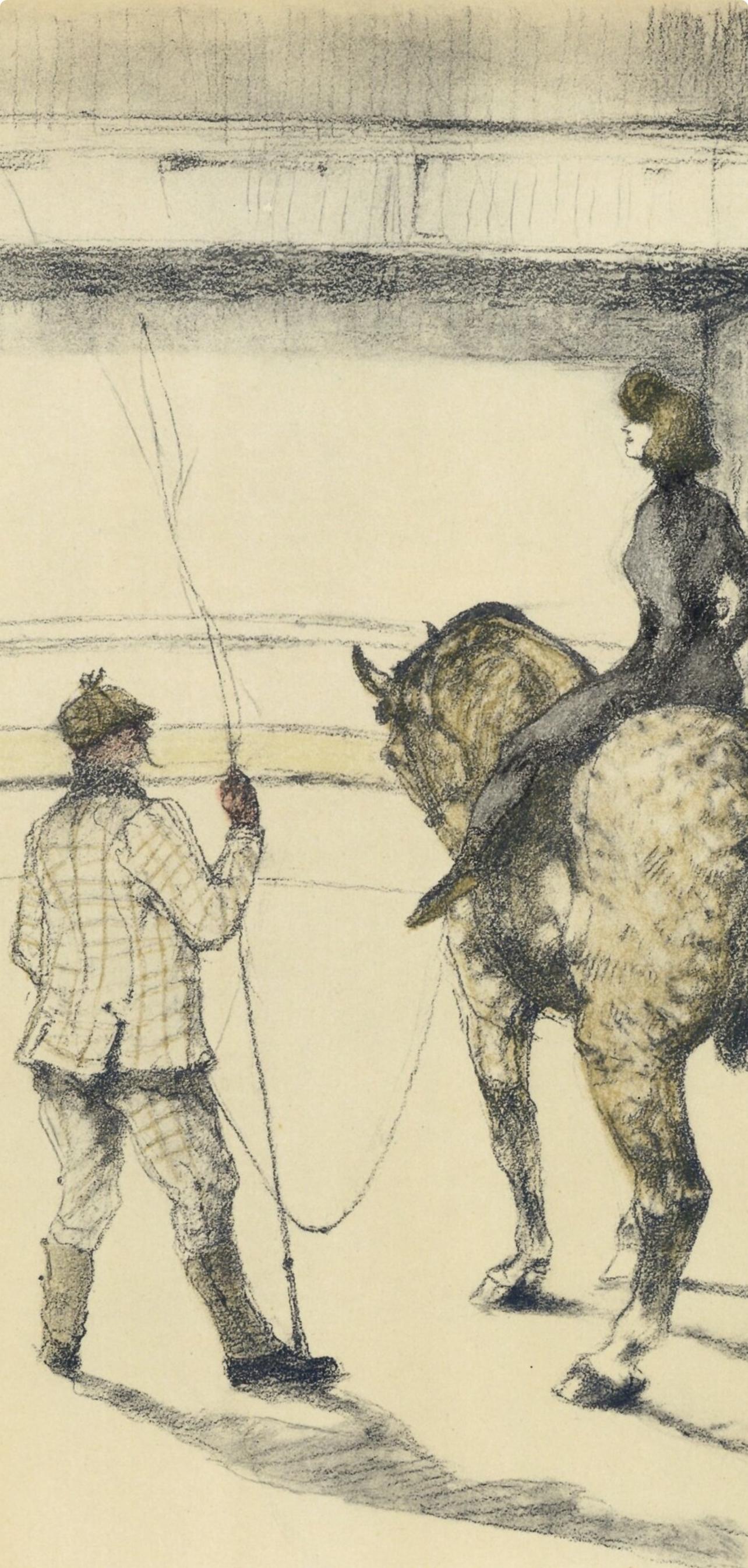 Henri de Toulouse-Lautrec, High School Rider, from The Circus, 1952 (after) For Sale 2