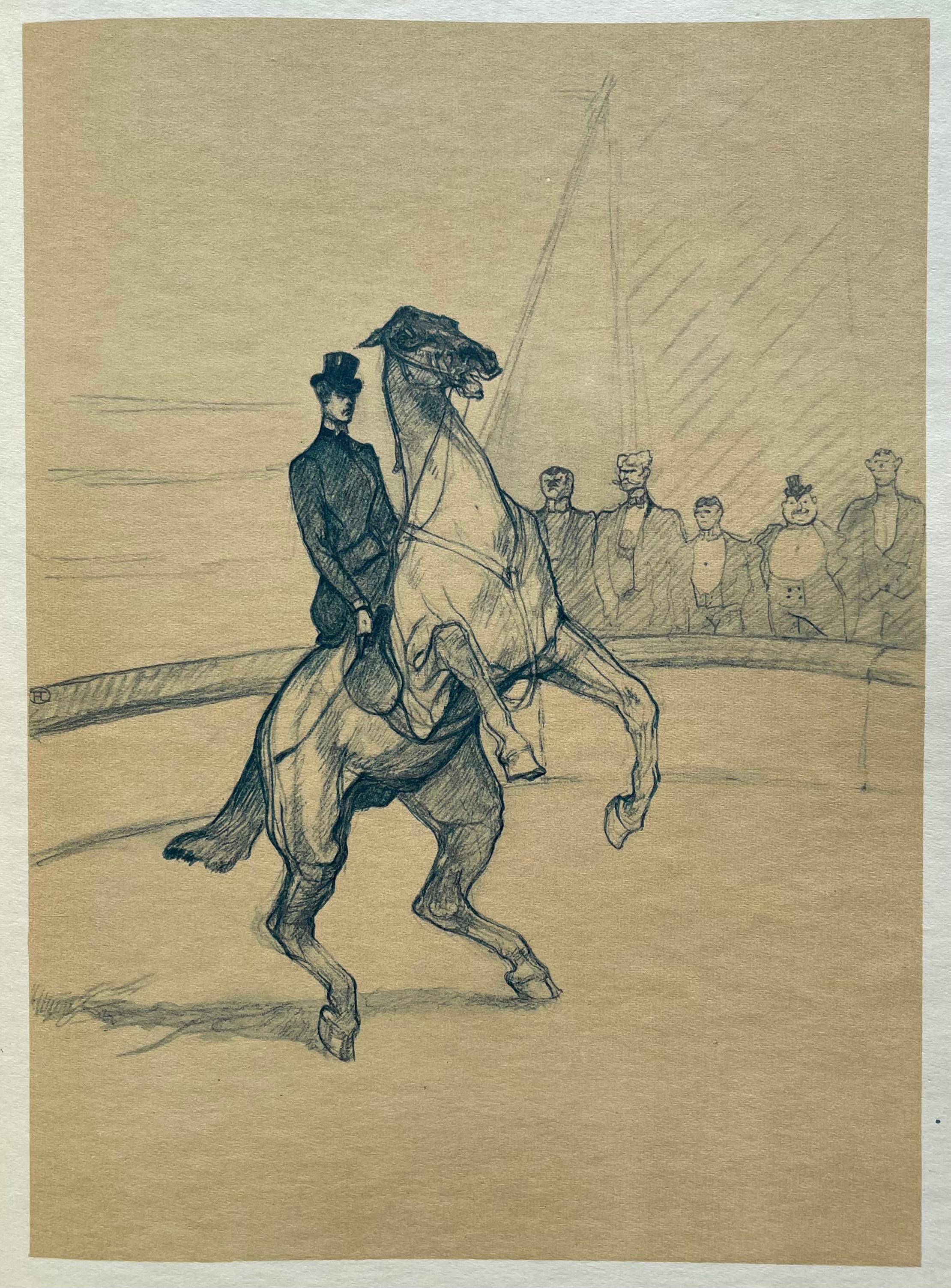 Henri de Toulouse-Lautrec, High School Rider, from The Circus, 1952 (after) For Sale 4