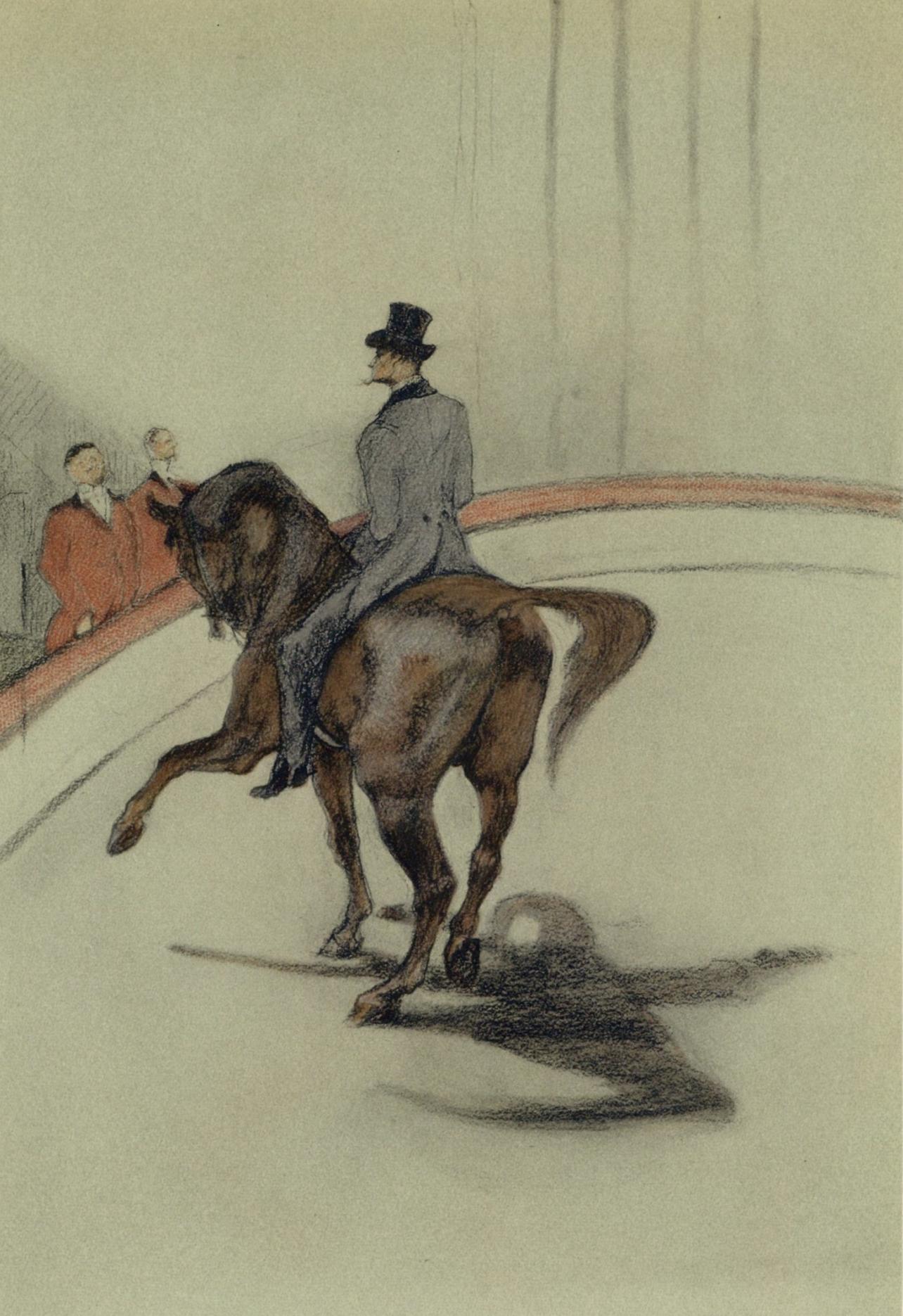 Henri de Toulouse-Lautrec, High School Riding, from The Circus, 1952 (after)