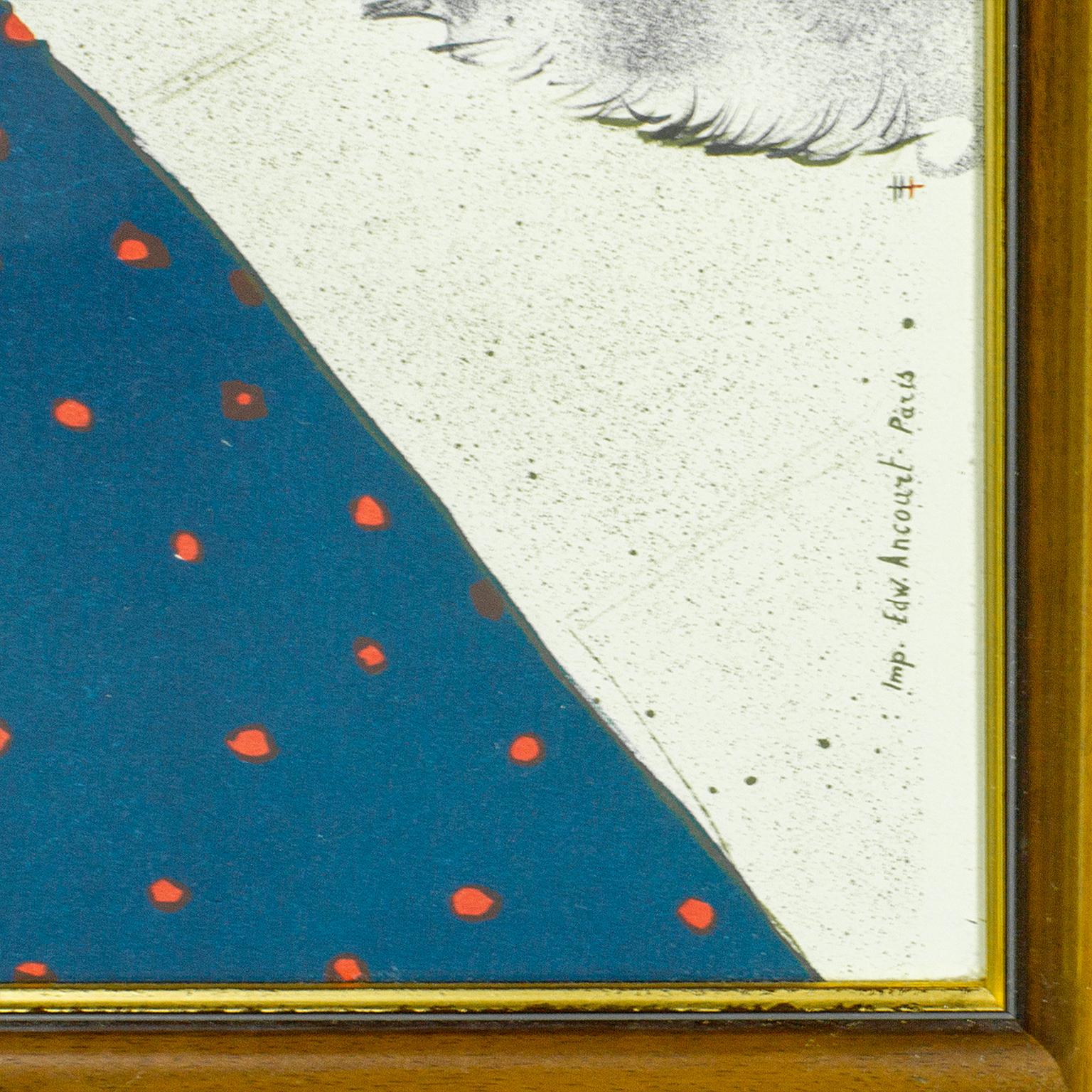 Lithographie en édition limitée « La Revue Blanche » d'Henri de Toulouse-Lautrec  en vente 2