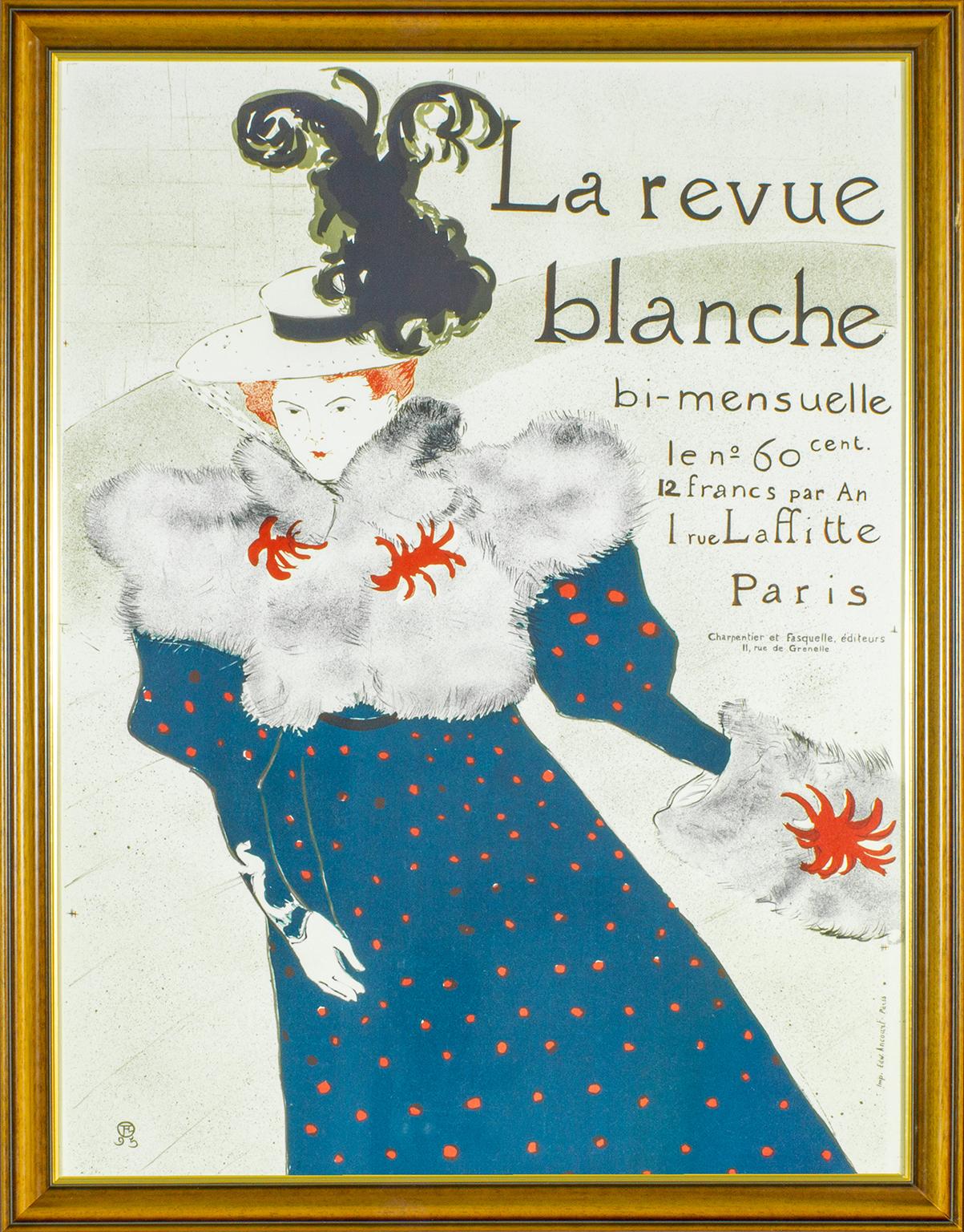 Henri de Toulouse-Lautrec "La Revue Blanche" limited edition lithograph 