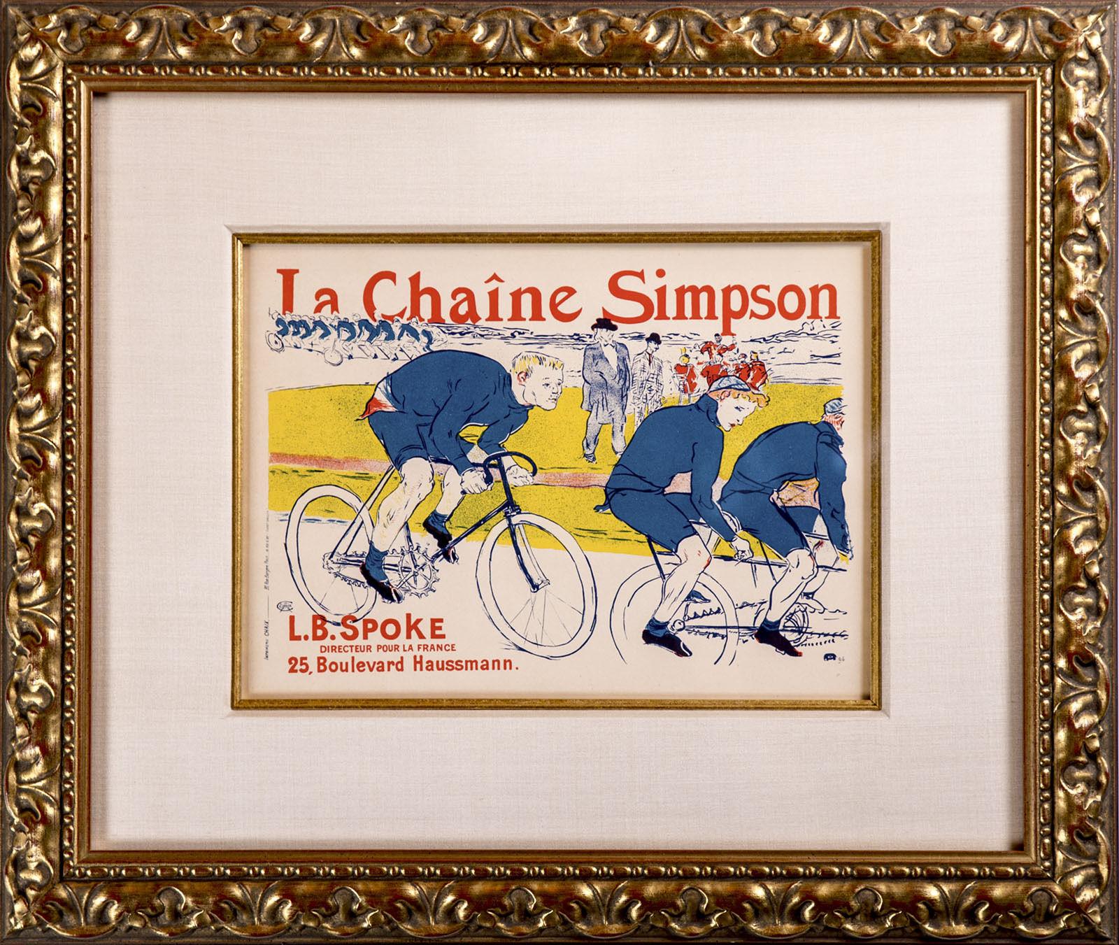 (After) Henri Toulouse Lautrec Still-Life Print - Le Chaine Simpson, from Le Maîtres de l’Affiche